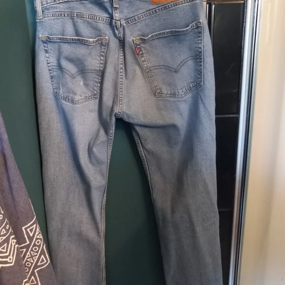 Levi"s - 502-Distressed Women's Jeans-SZ 36W/32L - Picture 3 of 8